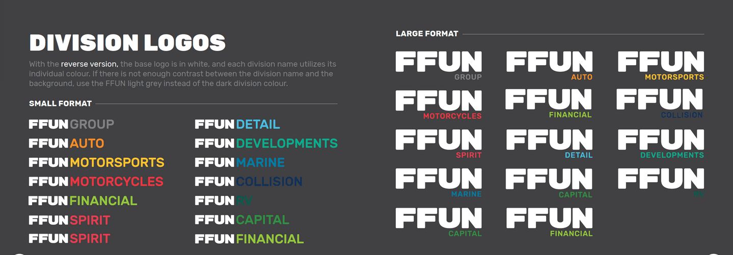 FFUN divisional brand separation